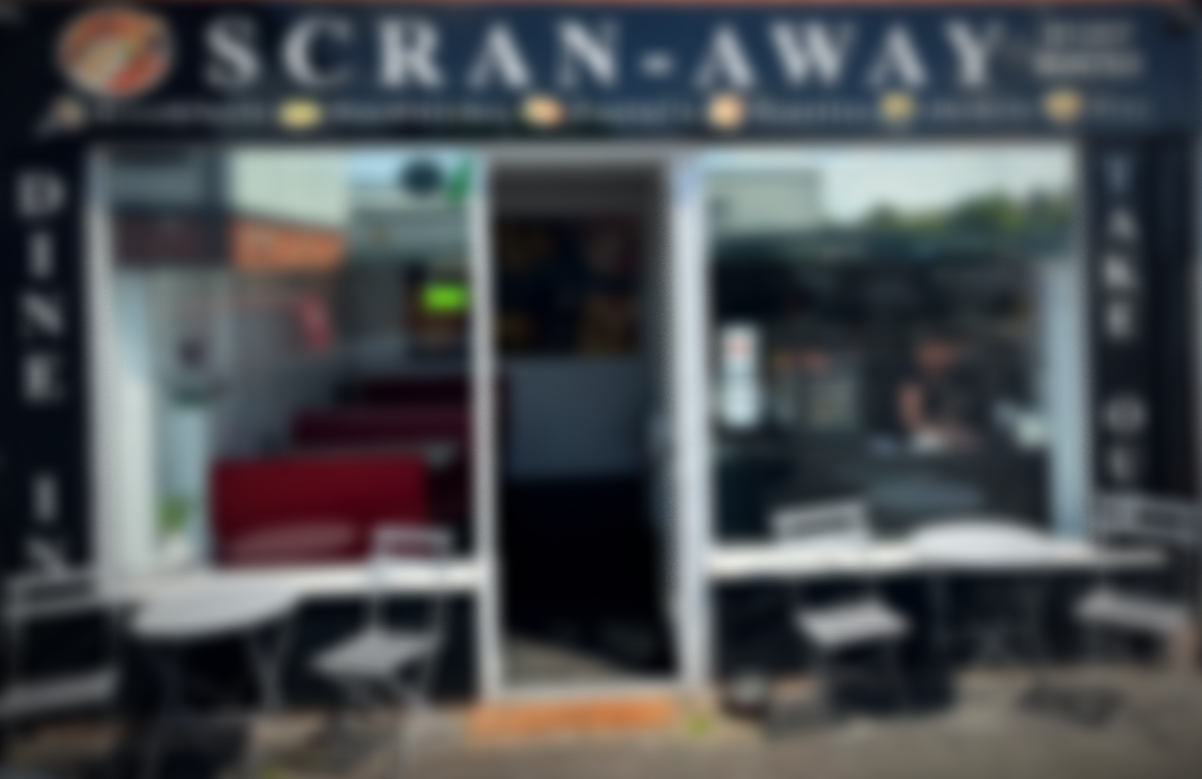 Scran Away Cafe shop front